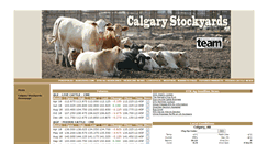 Desktop Screenshot of calgarystockyards.aghost.net